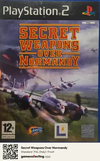 Secret Weapons Over Normandy PlayStation 2, Italy box front