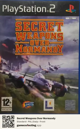 Secret Weapons Over Normandy PlayStation 2, Italy box front