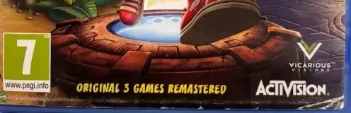Crash Bandicoot N. Sane Trilogy, the USK square on its front