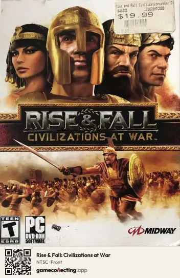 Rise & Fall: Civilizations at War Computer, NTSC box front