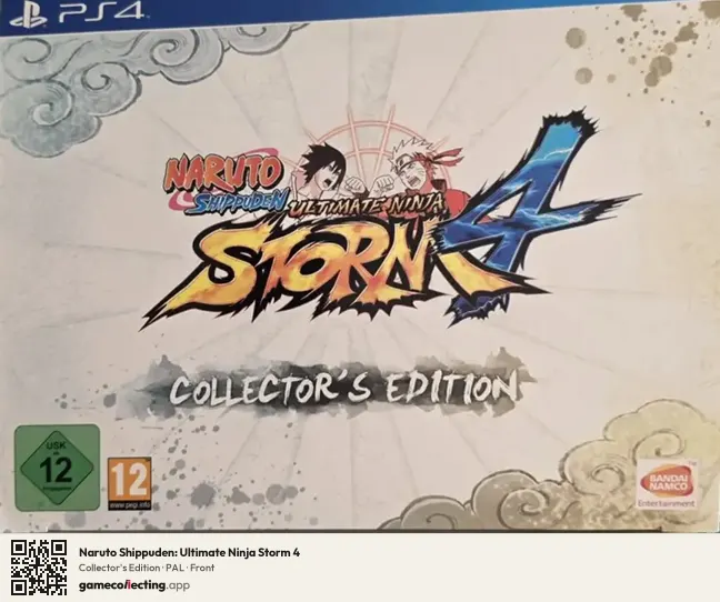Naruto Shippuden: Ultimate Ninja Storm 4 PlayStation 4, PAL box front