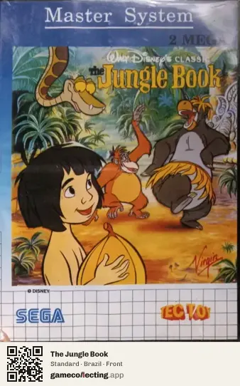 The Jungle Book Sega Master System, Brazil box front