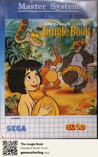 The Jungle Book Sega Master System, Brazil box front