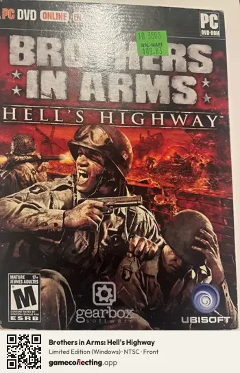 Brothers in Arms: Hell's Highway Computer, NTSC box front