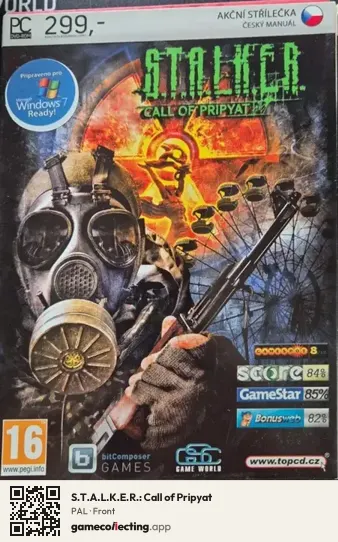 S.T.A.L.K.E.R.: Call of Pripyat Computer, PAL box front