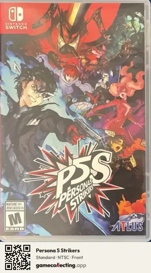 Persona 5 Strikers Nintendo Switch, NTSC box front