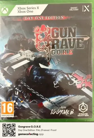 Gungrave G.O.R.E Xbox Series X, France box front