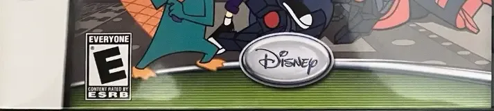 Phineas and Ferb: Across the 2nd Dimension, the ESRB box on its front