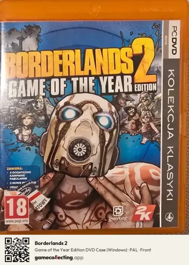 Borderlands 2 Computer, PAL box front