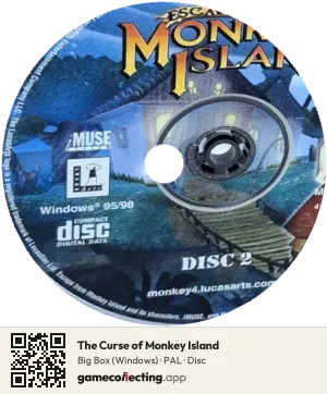 The Curse of Monkey Island Computer, PAL disc