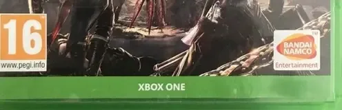 Code Vein, the PEGI square on its front