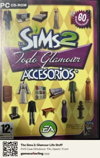 The Sims 2: Glamour Life Stuff Computer, Spain box front