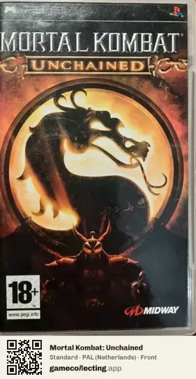 Mortal Kombat: Unchained PlayStation Portable, Netherlands box front