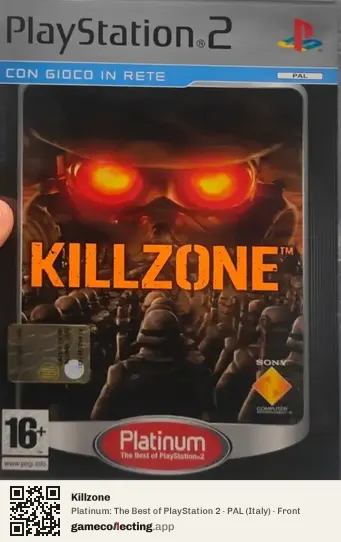 Killzone PlayStation 2, Italy box front