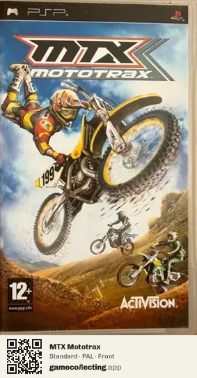 MTX Mototrax PlayStation Portable, PAL box front