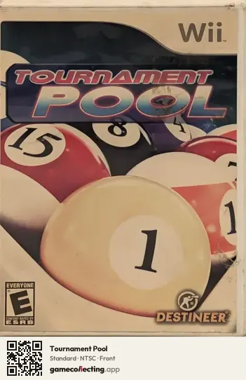 Tournament Pool Nintendo Wii, NTSC box front