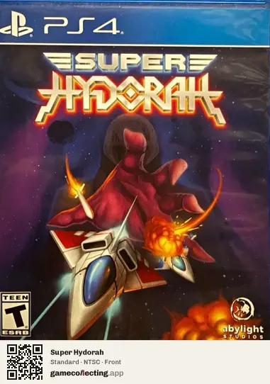 Super Hydorah PlayStation 4, NTSC box front