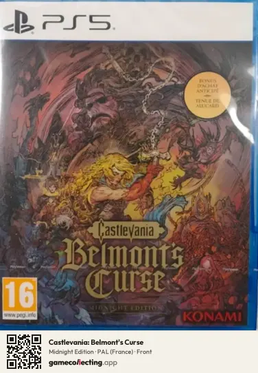 Castlevania: Belmont's Curse PlayStation 5, France box front