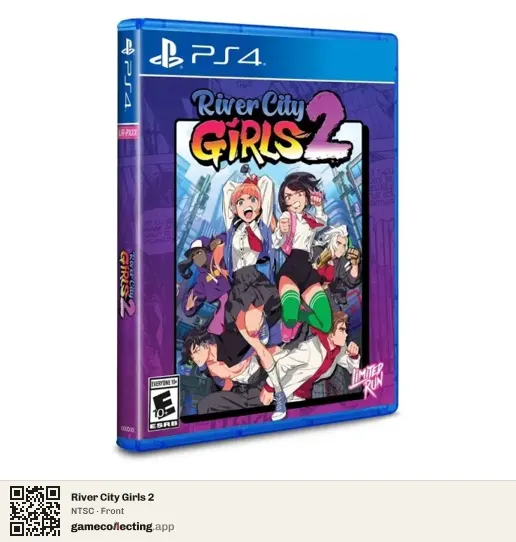 River City Girls 2 PlayStation 4, NTSC box front