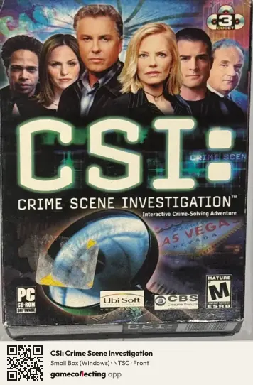 CSI: Crime Scene Investigation Computer, NTSC box front