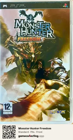 Monster Hunter Freedom PlayStation Portable, PAL box front
