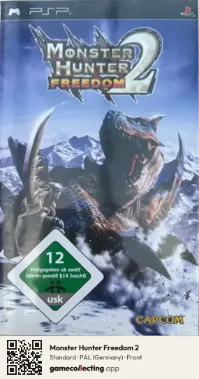 Monster Hunter Freedom 2 PlayStation Portable, Germany box front