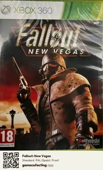 Fallout: New Vegas Xbox 360, Spain box front