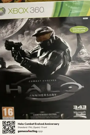 Halo: Combat Evolved Anniversary Xbox 360, Spain box front
