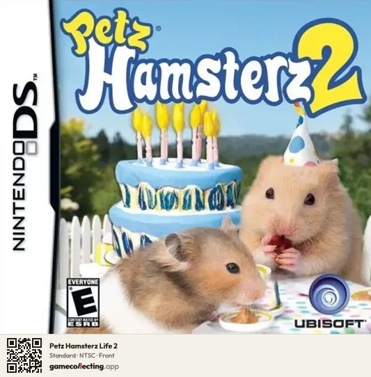 Petz Hamsterz Life 2 Nintendo DS, NTSC box front