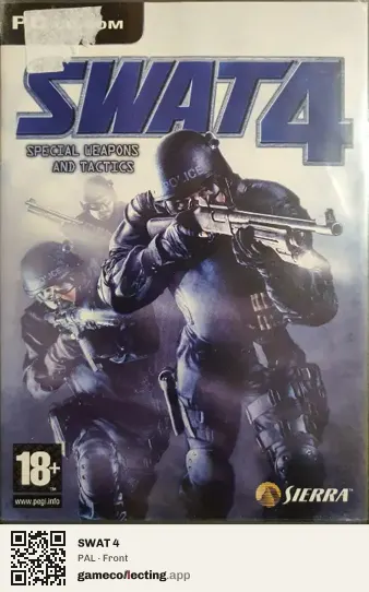 SWAT 4 Computer, PAL box front