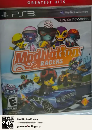 ModNation Racers PlayStation 3, NTSC box front
