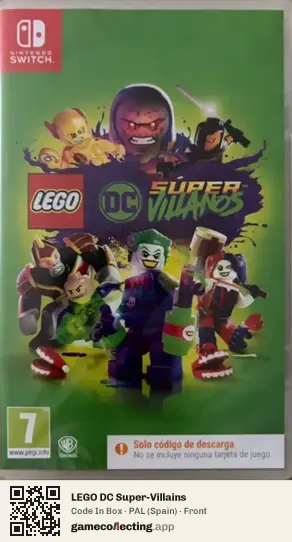 LEGO DC Super-Villains Nintendo Switch, Spain box front