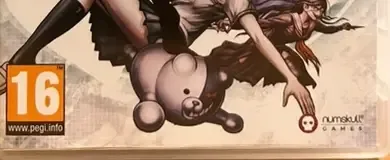 Danganronpa Decadence, the USK square on its front