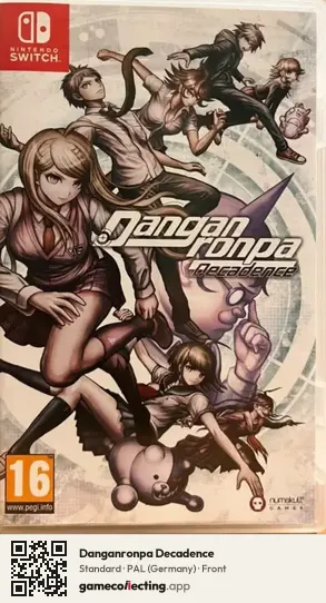 Danganronpa Decadence Nintendo Switch, Germany box front