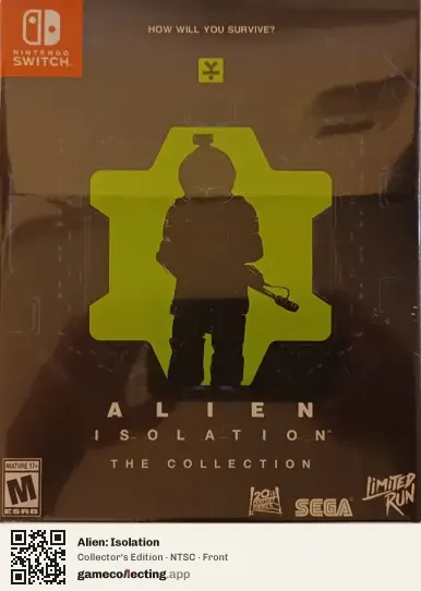 Alien: Isolation Nintendo Switch, NTSC box front