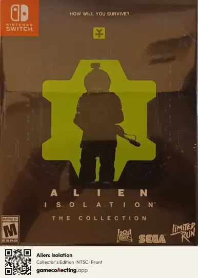 Alien: Isolation Nintendo Switch, NTSC box front