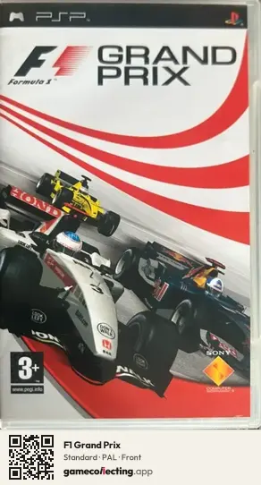 F1 Grand Prix PlayStation Portable, PAL box front