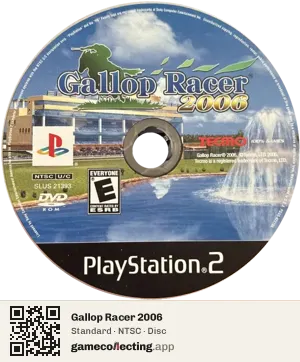 Gallop Racer 2006 PlayStation 2, NTSC disc