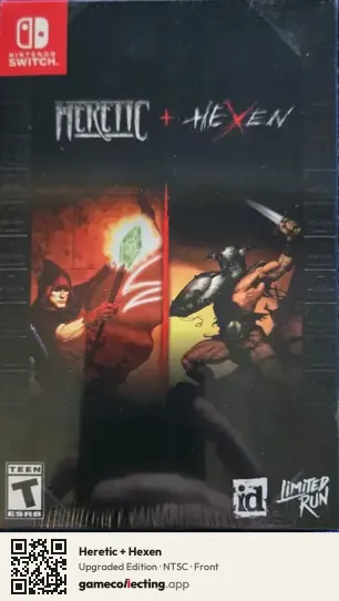 Heretic + Hexen Nintendo Switch, NTSC box front