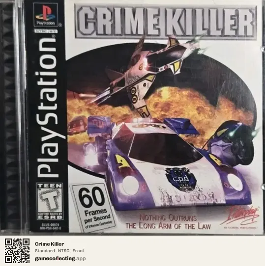 Crime Killer PlayStation, NTSC box front