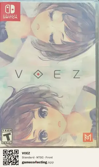 VOEZ Nintendo Switch, NTSC box front