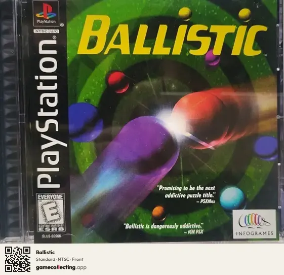Ballistic PlayStation, NTSC box front
