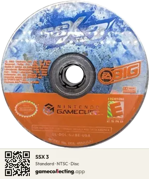 SSX 3 Nintendo GameCube, NTSC disc
