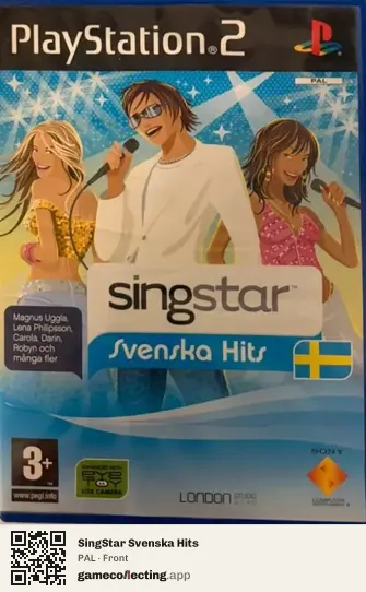 SingStar Svenska Hits PlayStation 2, PAL box front