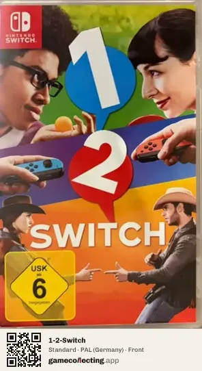 1-2-Switch Nintendo Switch, Germany box front