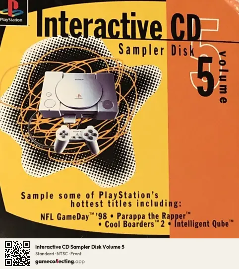 Interactive CD Sampler Disk Volume 5 PlayStation, NTSC box front