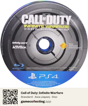 Call of Duty: Infinite Warfare PlayStation 4, Asia disc