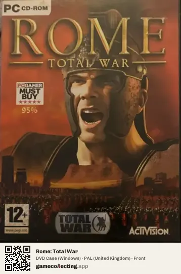 Rome: Total War Computer, United Kingdom box front