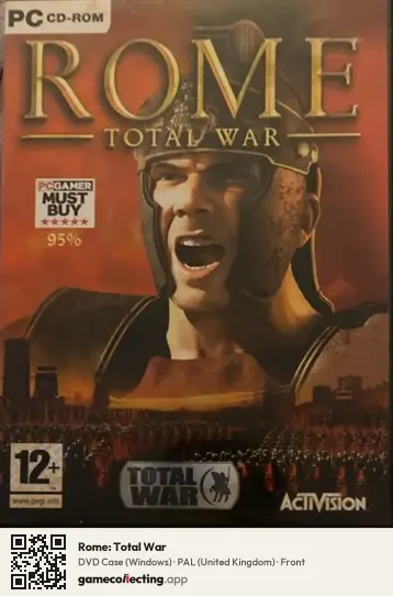Rome: Total War Computer, United Kingdom box front