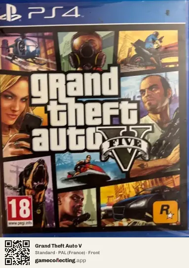Grand Theft Auto V PlayStation 4, France box front